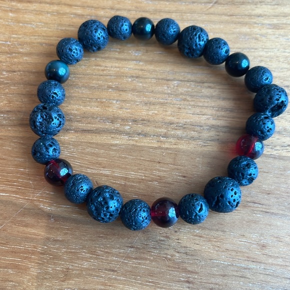 After the Eruption- lava beads and obsidian - Picture 2 of 4